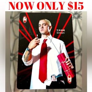 Eminem Hip Hop Rap God Legend Music Playing Card SUPER RARE